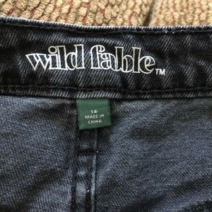 Size 14 High Rise Mom Jean Wild Fable